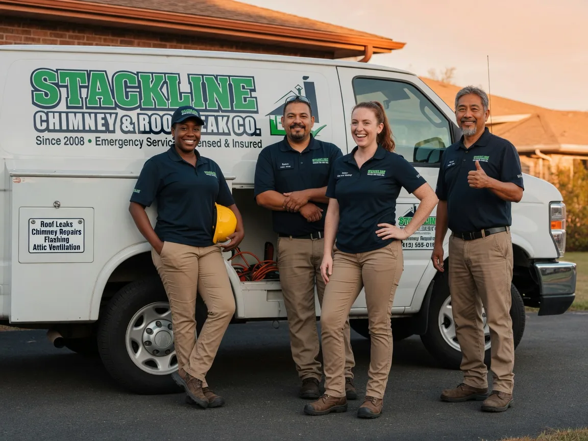 Chimney flashing repair company in Taft, OK